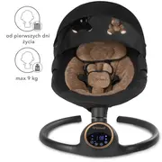 Balansoar Leagan Electric 2 In 1, Bluetooth,  Reve Negru Auriu Pjbbuelrev01a1