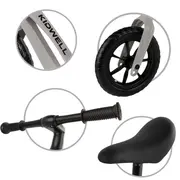 Bicicleta De Echilibru Fara Pedale Pentru Copii, Reglabila Si Roti Eva, Ultra-usoara, Vito Taupe Pjbrobivit03a0