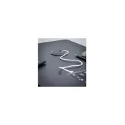 Birou reglabil electric off990, blat mdf, cu motor, functional, negru/alb drm10581
