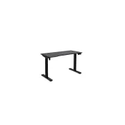 Birou reglabil electric off990, blat mdf, cu motor, functional, negru/alb drm10581