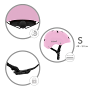Casca De Protectie Pentru Copii, Sistem De Reglare, S, 48-52 Cm, 1 An+, Orix Pink, Kidwell Pjbkaskori06a1