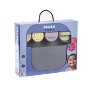Cos silicon Beaba cu jucarii de baie Pebble ERFB920413
