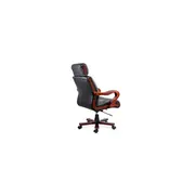 Scaun directorial cu masaj off1662, baza lemn, piele ecologica, elegant, robust, cu temporizator, 120 kg drm10585