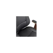 Scaun directorial cu tetiera off1606, baza metalica, piele ecologica, elegant, mecanism balans, 120 kg drm10589