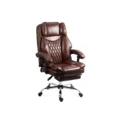 Scaun directorial off340, piele ecologica, mecanism balans, robust, rabatabil 180 grade, 150 kg drm10591