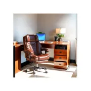 Scaun directorial off340, piele ecologica, mecanism balans, robust, rabatabil 180 grade, 150 kg drm10591
