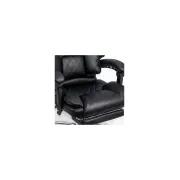 Scaun directorial off411, piele ecologica, mecanism asincron, perne duble, 120 kg drm10582