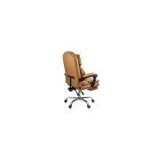 Scaun directorial off411, piele ecologica, mecanism asincron, perne duble, 120 kg drm10582
