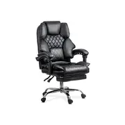 Scaun directorial off411, piele ecologica, mecanism asincron, perne duble, 120 kg drm10582