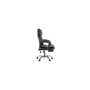 Scaun directorial off412, piele ecologica, mecanism asincron, robust, suport picioare retractabil, 120 kg drm10583