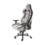 Scaun directorial pentru gaming hm alister, stofa, robust, cadru metalic, cotiere reglabile, multiblock,100 kg, gri drm10403