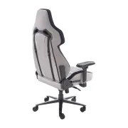Scaun directorial pentru gaming hm alister, stofa, robust, cadru metalic, cotiere reglabile, multiblock,100 kg, gri drm10403