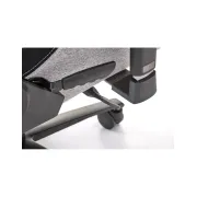 Scaun directorial pentru gaming hm alister, stofa, robust, cadru metalic, cotiere reglabile, multiblock,100 kg, gri drm10403