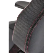 Scaun directorial pentru gaming hm baldur, piele ecologica, cadru metalic, cotiere reglabile, multiblock,100 kg, negru drm10404