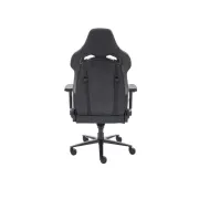 Scaun directorial pentru gaming hm baldur, piele ecologica, cadru metalic, cotiere reglabile, multiblock,100 kg, negru drm10404