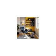 Scaun pentru relaxare rel406, catifea, baza metal cromat, inaltime reglabila, 100 kg drm1610