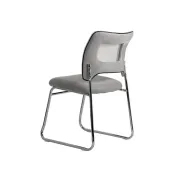 Scaun vizitator hrc 613f, tip sanie, ergonomic, mesh, cadru metalic cromat, 120 kg drm10570