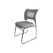 Scaun vizitator hrc 613f, tip sanie, ergonomic, mesh, cadru metalic cromat, 120 kg drm10570