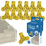 Set 12 Coltare din Silicon pentru colturi, forma T, fixare cu adeziv puternic Tesa, fara urme, Sipo EKDSBS-EC55T