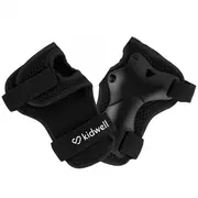 Set De Protectie Kidwell Trix, Genunchiere, Cotiere Si Palme, Marime M, 25-50 Kg, Black Pjbzeoctri01a2