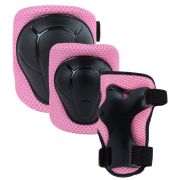 Set De Protectie Kidwell Trix, Genunchiere, Cotiere Si Palme, Marime M, 25-50 Kg, Pink Pjbzeoctri02a1-7743