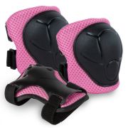 Set De Protectie Kidwell Trix, Genunchiere, Cotiere Si Palme, Marime M, 25-50 Kg, Pink Pjbzeoctri02a1-7743