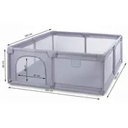 Spatiu De Joaca, Fanko, Kidwell, 180 X 200 Cm, Gri Pjbkomofan01a3