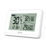 Termometru si higrometru digital de camera, cu senzori wireless pentru exterior si pentru apa din piscina, lumina de fundal, Airbi POOL BI1021