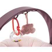 Babynest cu bara de jucarii, BabyJem, somon JEMbj_8783