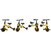Bicicleta multifunctionala 4 in 1 cu pedale detasabile p8 r-sport - galben - resigilat edeedip8galben_resigilat