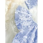 Body elegant cu dantela brodata mdtu143-de