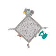 Jucarie dentitie cu paturica pathwork Bird, BabyJem, gri JEMbj_8581