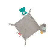 Jucarie dentitie cu paturica pathwork Bird, BabyJem, gri JEMbj_8581