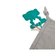 Jucarie dentitie cu paturica pathwork Bird, BabyJem, gri JEMbj_8581