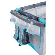 Patut pliabil accesorizat ecotoys - gri - resigilat (husa transport rupta) ede626a_resigilat