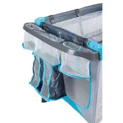 Patut pliabil accesorizat ecotoys - gri - resigilat (husa transport rupta) ede626a_resigilat