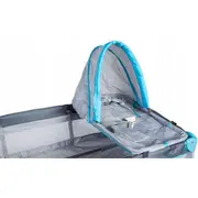 Patut pliabil accesorizat ecotoys - gri - resigilat (husa transport rupta) ede626a_resigilat