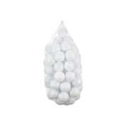 Piscina uscata pliabila cu bile, BabyJem, 30x83 cm, 100 bile albe, verde JEMbj_8622
