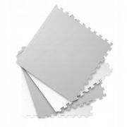 Salteluta de joaca 120 x 120 cm ricokids 7480 - alb - gri - resigilat (unul dintre cele patru elemente este taiat) edeedi7480_resigilat