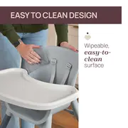 Scaun de masa Chicco evolutiv 3 in 1 Polly Zest, Moon Grey (Gri), 6luni+ CHC8717077-8