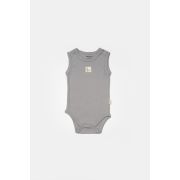 Set 2 body-uri fara maneci Bamboo, bleu, BabyCosy, 50% bambus+50% bumbac (Marime: 18-24 Luni) JEMBC-CSYB9014-18
