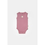 Set 2 body-uri fara maneci Bamboo, roz, BabyCosy, 50% bambus+50% bumbac (Marime: 6-9 luni) JEMBC-CSYB9012-6