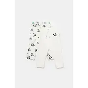 Set 2 pantaloni Panda, BabyCosy, 50%bumbac+50% bambus (Marime: 9-12 luni) JEMBC-CSYB9059-9