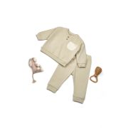 Set bluzita si pantaloni COOL cu buzunar - Verde, BabyCosy (Marime: 3-6 Luni) JEMBC-CSYR4514-3