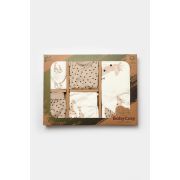 Set de 10 piese pentru nou nascut, 100% bumbac organic, Giraffe, BabyCosy JEMBC-CSY5112