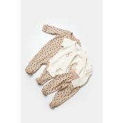 Set de 10 piese pentru nou nascut, 100% bumbac organic, Giraffe, BabyCosy JEMBC-CSY5112