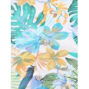 Set tropical pentru baieti – camasa colorata si pantaloni bej mbtu131-de