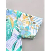 Set tropical pentru baieti – camasa colorata si pantaloni bej mbtu131-de