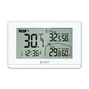 Termometru si higrometru digital de camera, cu senzori wireless pentru exterior si pentru apa din piscina, lumina de fundal, Airbi POOL BI1021