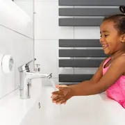 Cronometru dublu, pentru spalarea mainilor si periajul dintilor, sustine igiena temeinica la copiii de peste 24 luni, protectie apa IP65, Reer 79290